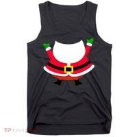 Christmas Santa Claus Big Head Suit Tank Top thumb 0