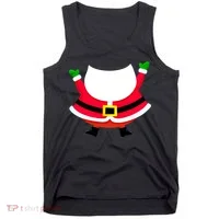 Christmas Santa Claus Big Head Suit Tank Top thumb 0