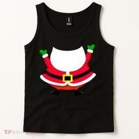 Christmas Santa Claus Big Head Suit Tank Top thumb 2