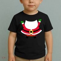 Christmas Santa Claus Big Head Suit Toddler T-Shirt thumb 2