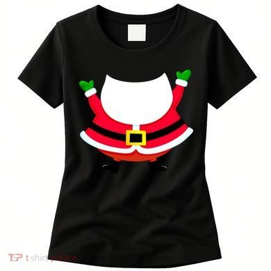 Christmas Santa Claus Big Head Suit Women's T-Shirt