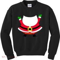 Christmas Santa Claus Big Head Suit Kids Sweatshirt thumb 0