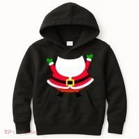 Christmas Santa Claus Big Head Suit Kids Hoodie thumb 0