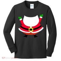 Christmas Santa Claus Big Head Suit Kids Long Sleeve Shirt thumb 0