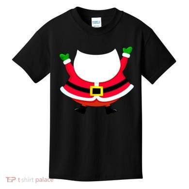Christmas Santa Claus Big Head Suit Kids T-Shirt