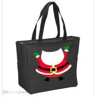 Christmas Santa Claus Big Head Suit Tote Bag thumb 2