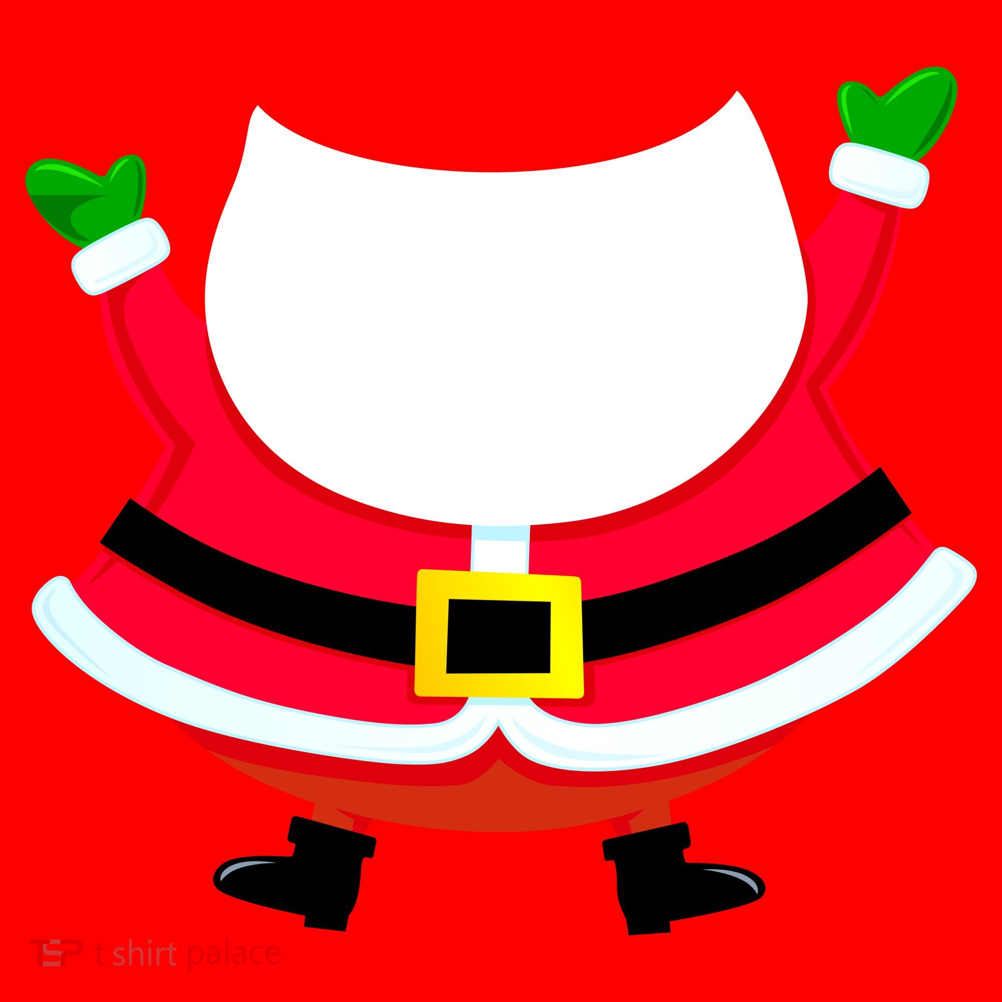 Christmas Santa Claus Big Head Suit Santa Hat