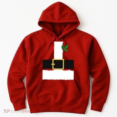 Christmas Santa Costume Top Hoodie
