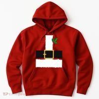 Christmas Santa Costume Top Hoodie thumb 0