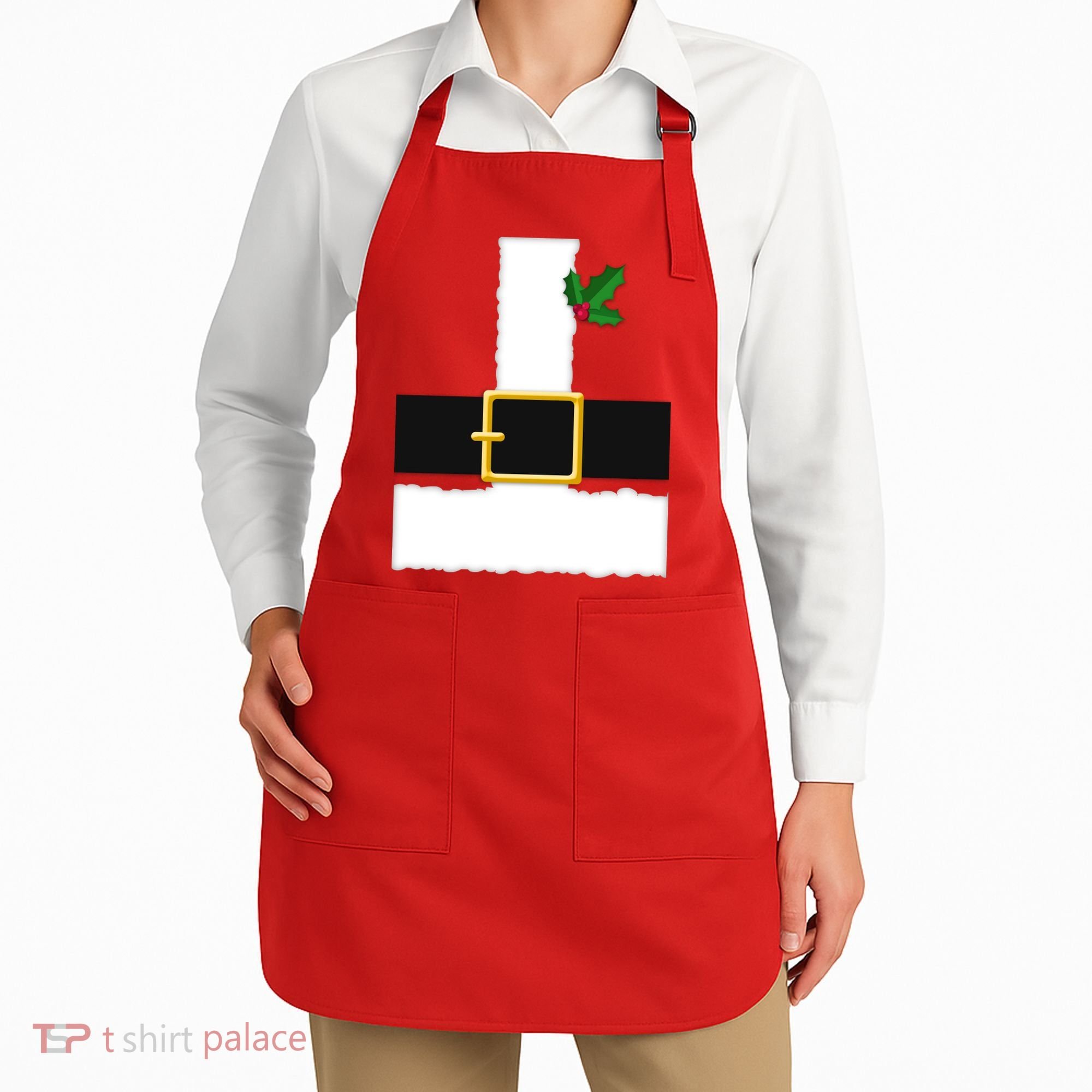 Christmas Santa Costume Top Apron