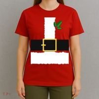 Christmas Santa Costume Top T-Shirt thumb 4