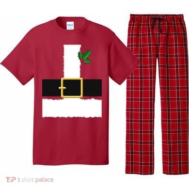 Christmas Santa Costume Top Pajama Set