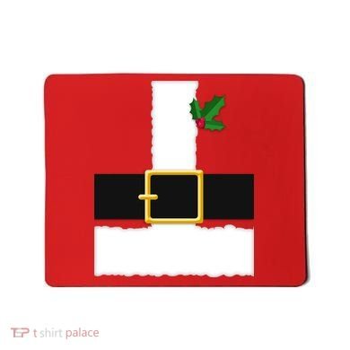 Christmas Santa Costume Top Mousepad