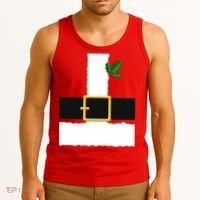 Christmas Santa Costume Top Tank Top thumb 3