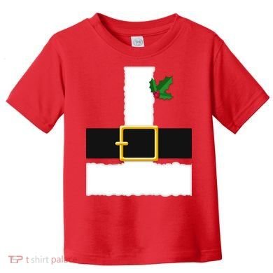 Christmas Santa Costume Top Toddler T-Shirt