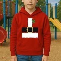 Christmas Santa Costume Top Kids Hoodie thumb 2