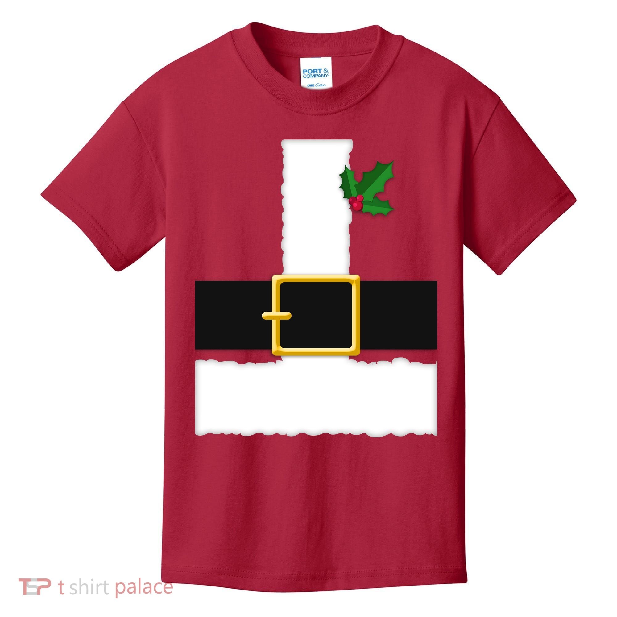 Christmas Santa Costume Top Kids T-Shirt