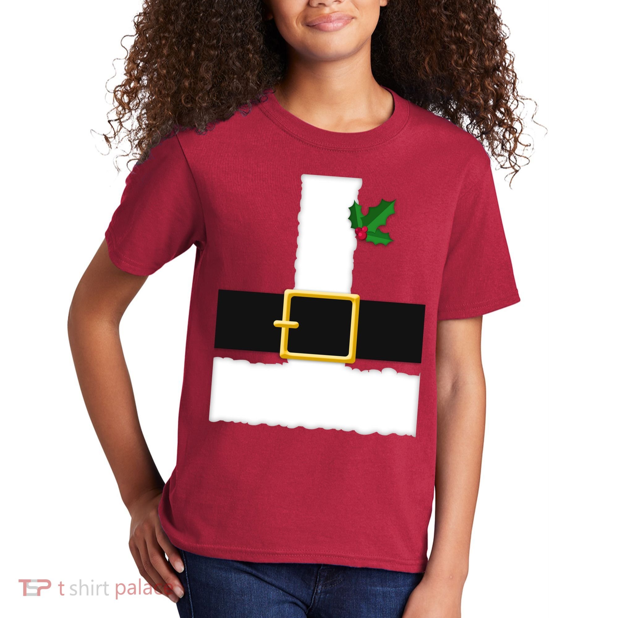 Christmas Santa Costume Top Kids T-Shirt