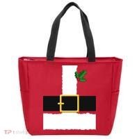 Christmas Santa Costume Top Tote Bag thumb 0