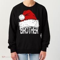 Christmas Santa Hat Brother Women's Sweatshirt thumb 0