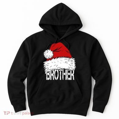 Christmas Santa Hat Brother Hoodie