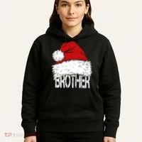 Christmas Santa Hat Brother Hoodie thumb 5