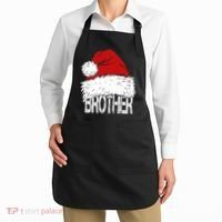 Christmas Santa Hat Brother Apron thumb 2