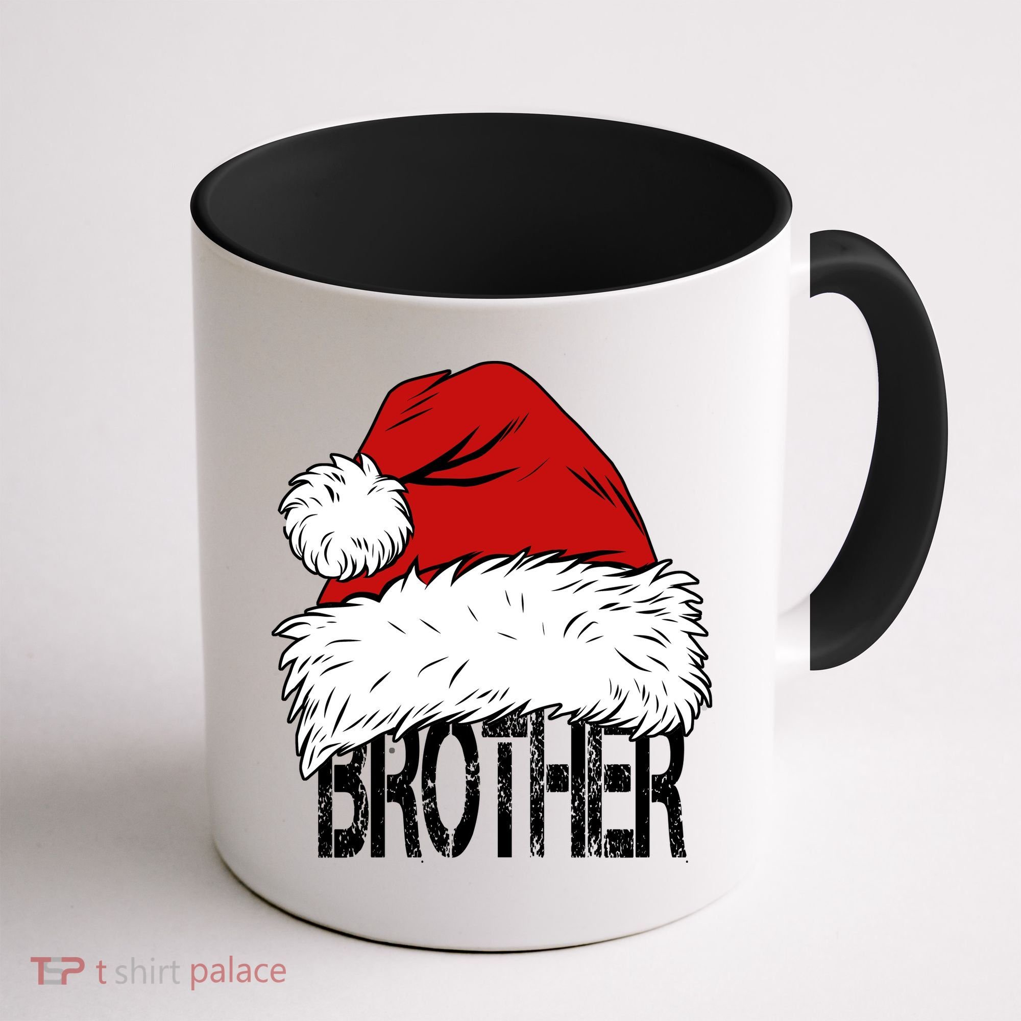 Christmas Santa Hat Brother Coffee Mug