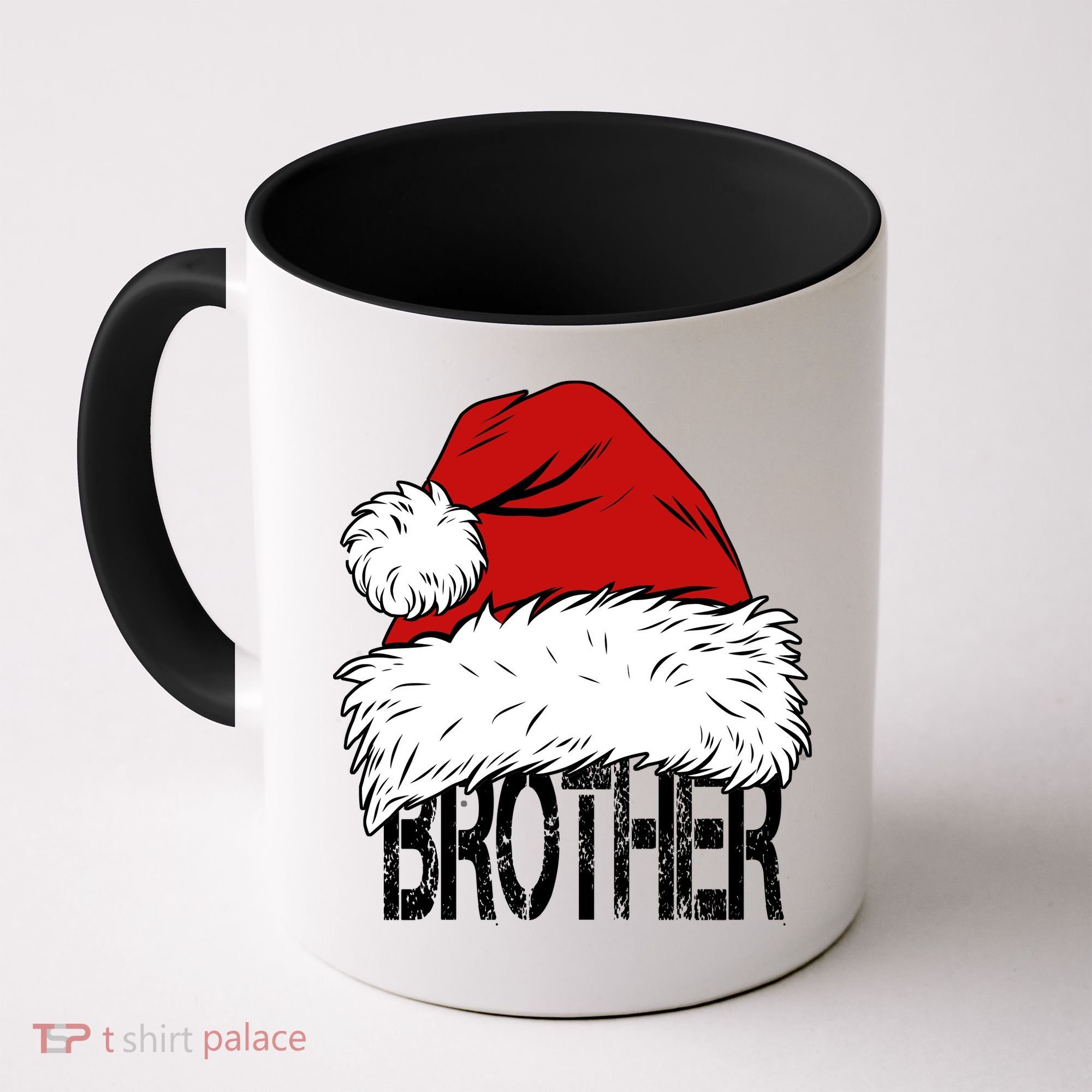Christmas Santa Hat Brother Coffee Mug