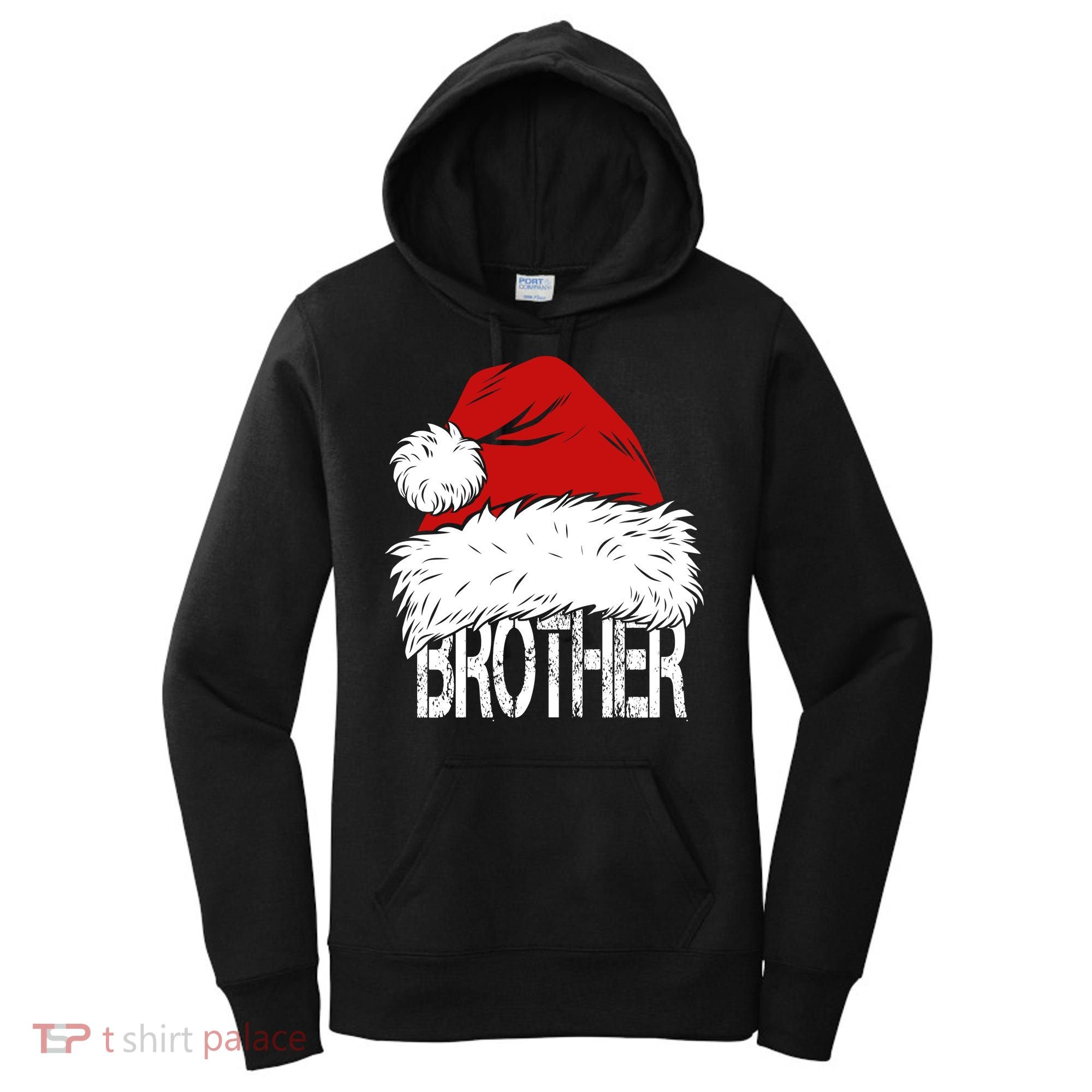Christmas Santa Hat Brother Women's Hoodie