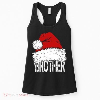 Christmas Santa Hat Brother Women's Tank Top