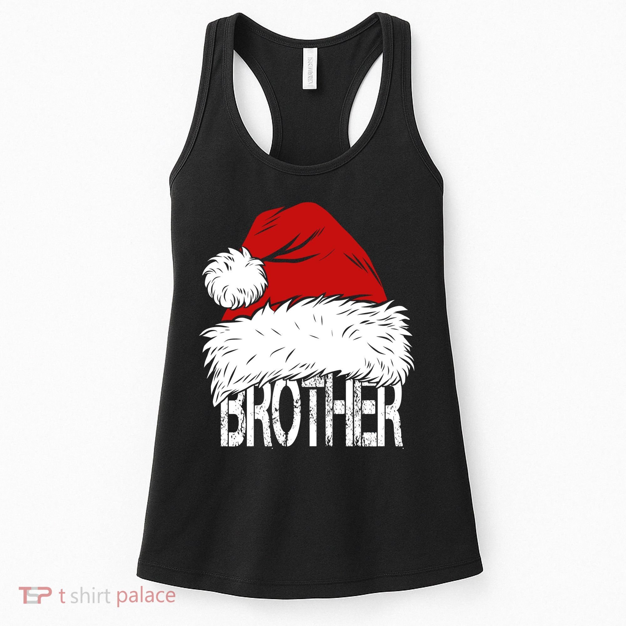 Christmas Santa Hat Brother Women's Tank Top