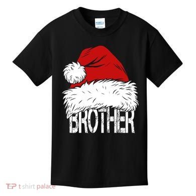 Christmas Santa Hat Brother Kids T-Shirt