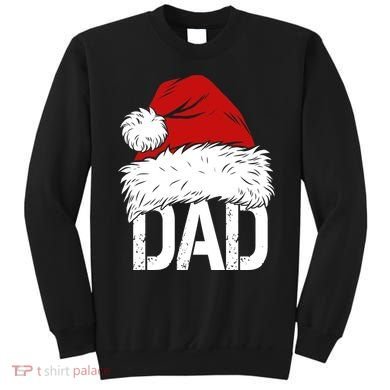 Christmas Santa Hat Dad Sweatshirt