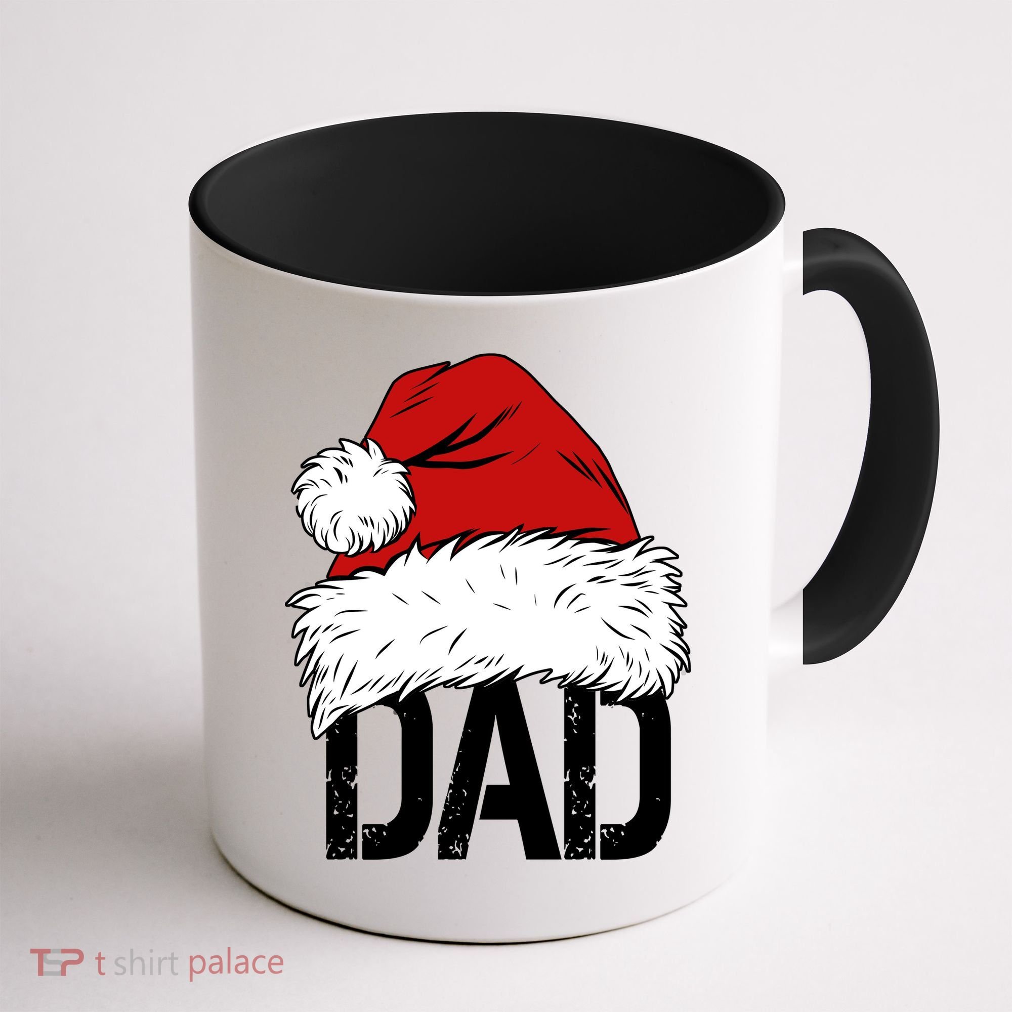 Christmas Santa Hat Dad Coffee Mug