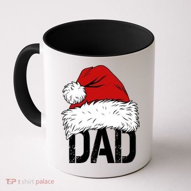 Christmas Santa Hat Dad Coffee Mug