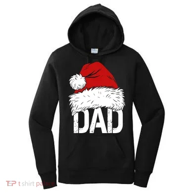 Christmas Santa Hat Dad Women's Hoodie