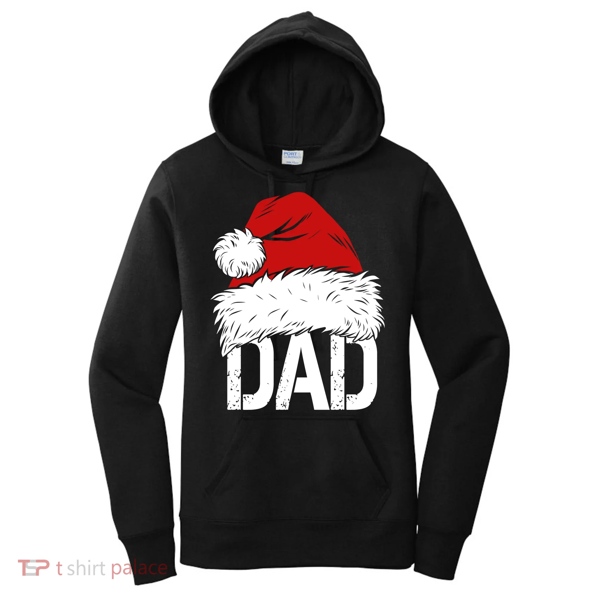 Christmas Santa Hat Dad Women's Hoodie