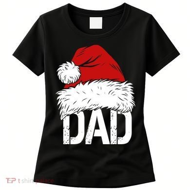 Christmas Santa Hat Dad Women's T-Shirt
