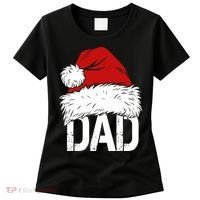 Christmas Santa Hat Dad Women's T-Shirt thumb 0