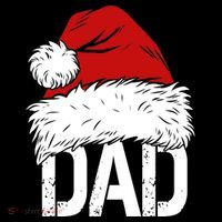 Christmas Santa Hat Dad Women's T-Shirt thumb 6