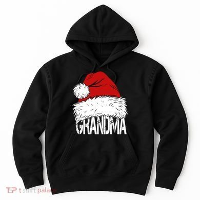 Christmas Santa Hat Grandma Hoodie
