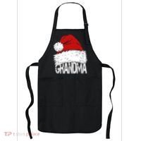 Christmas Santa Hat Grandma Apron thumb 0