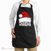 Christmas Santa Hat Grandma Apron thumb 2