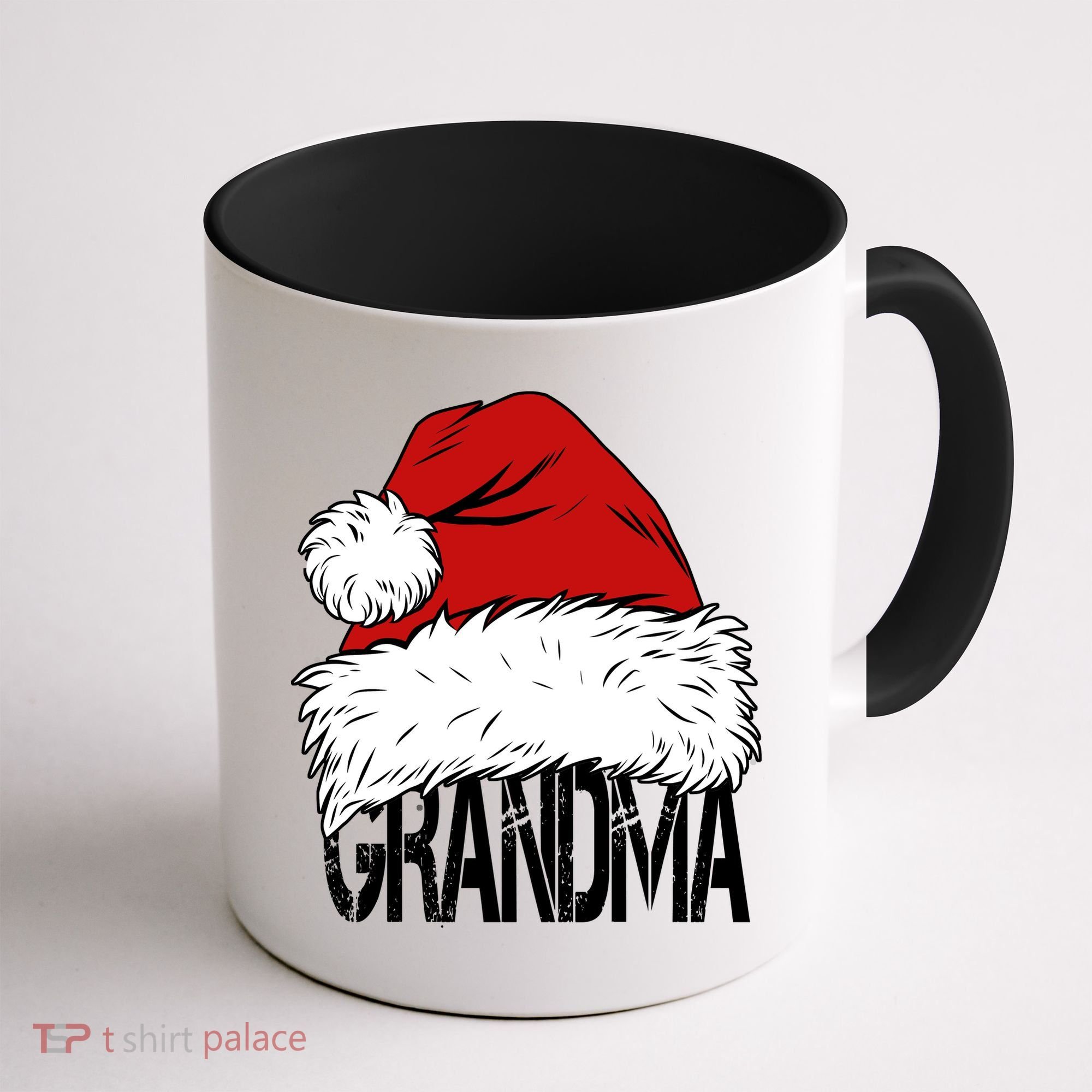 Christmas Santa Hat Grandma Coffee Mug