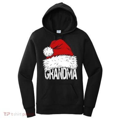Christmas Santa Hat Grandma Women's Hoodie