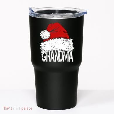 Christmas Santa Hat Grandma Tumbler