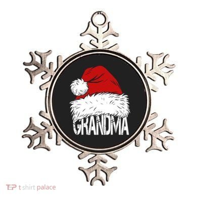 Christmas Santa Hat Grandma Ornament