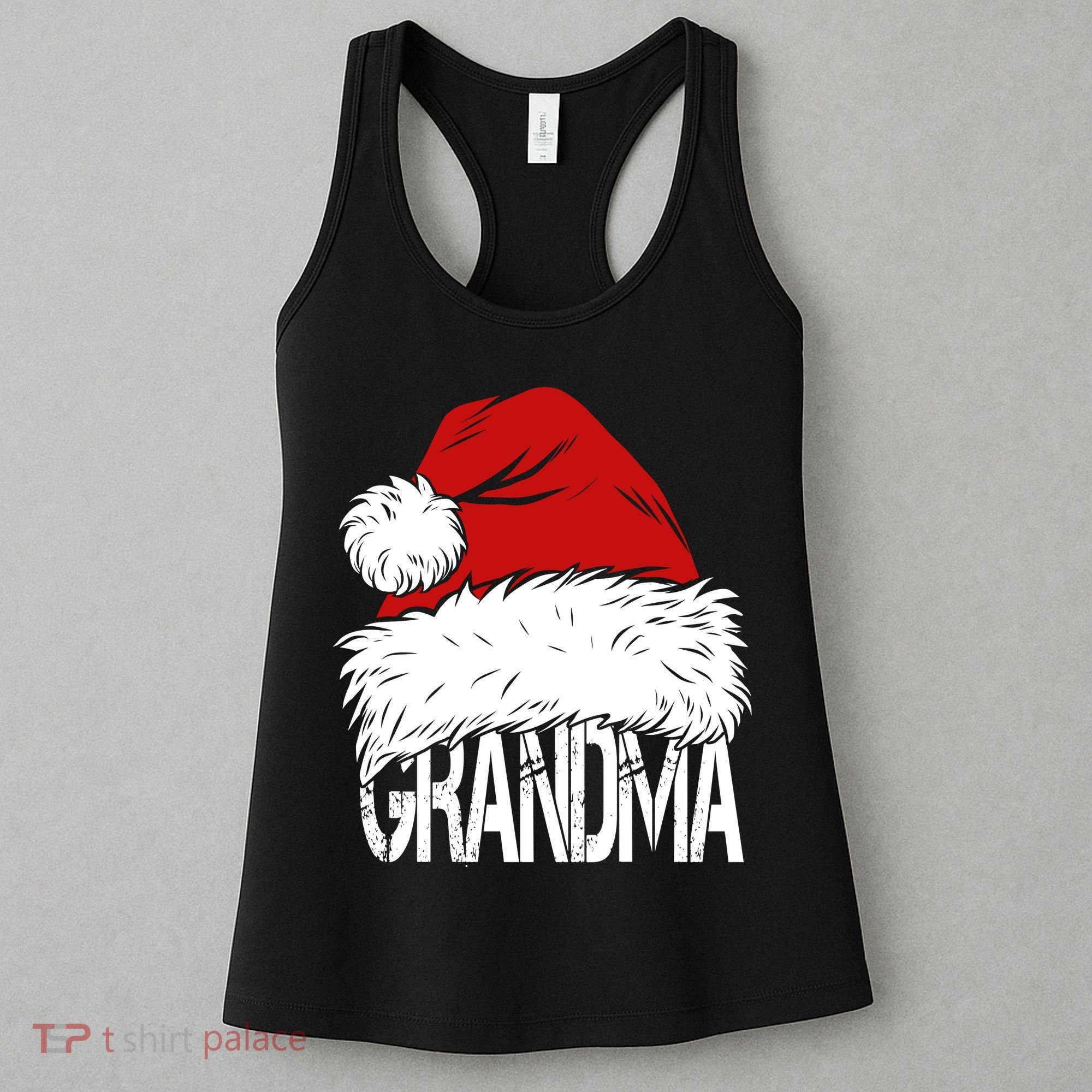 Christmas Santa Hat Grandma Women's Tank Top