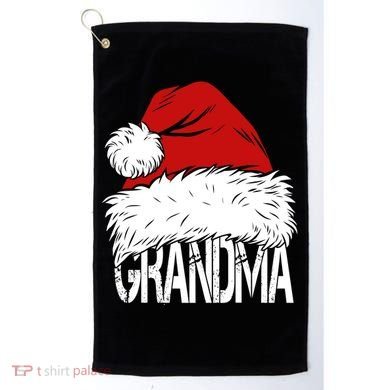 Christmas Santa Hat Grandma Golf Towel